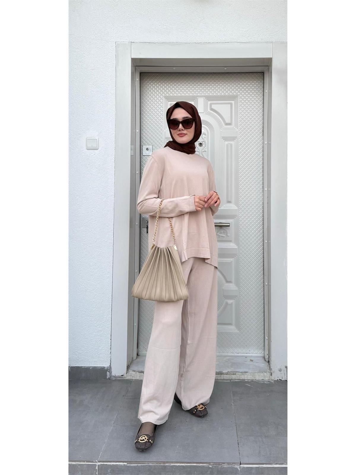 Viskon Sweatshirt Bej