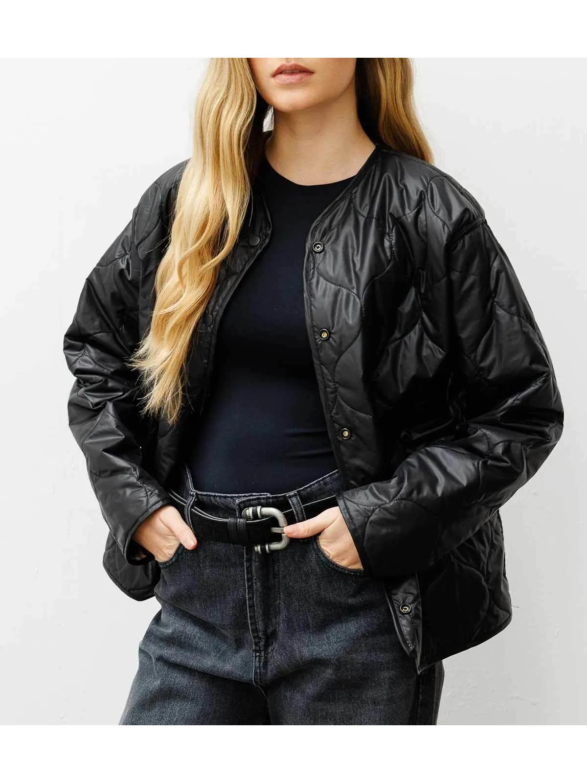 Çift Yönlü Oversize Kapitone Leopar Ceket Leopar