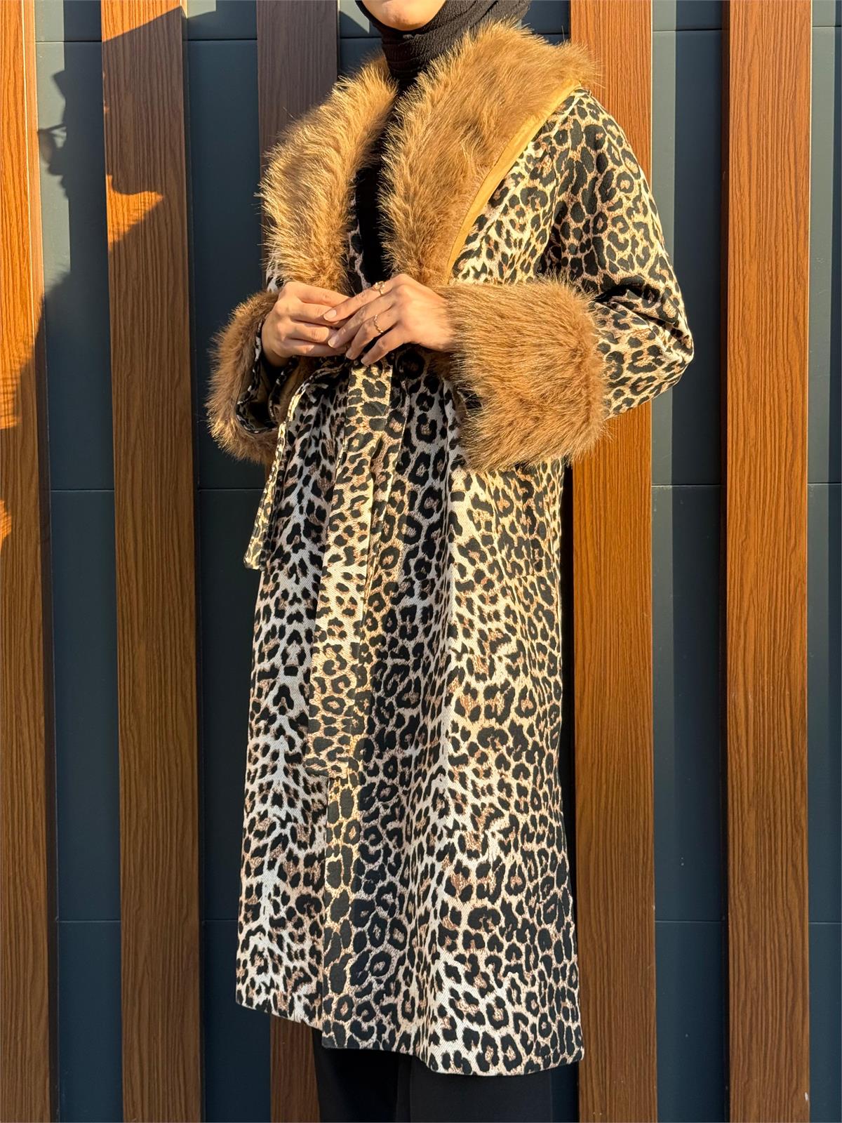Kürklü Leopar Kaban K Leopar