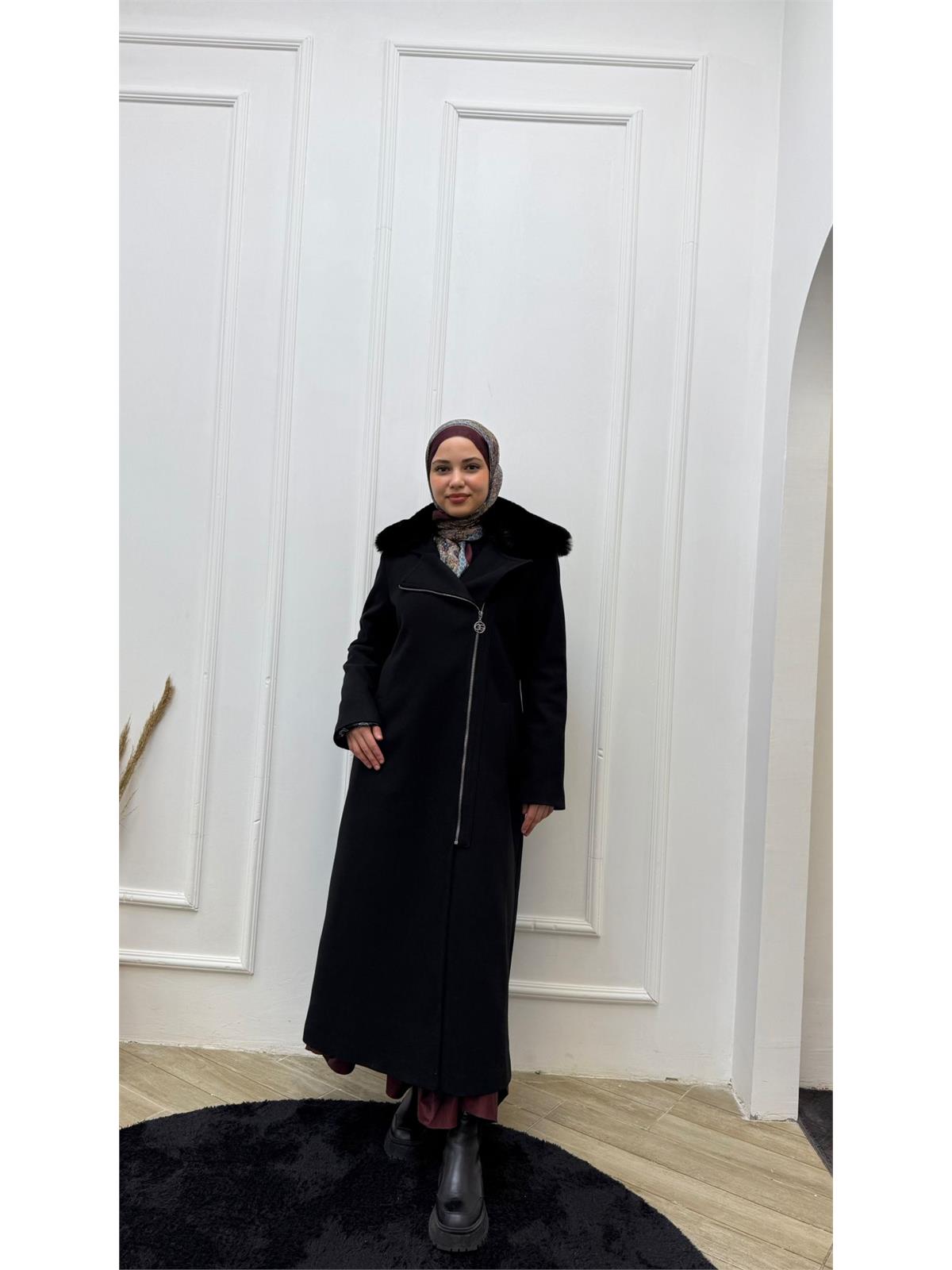 Kürklü Kaban Siyah